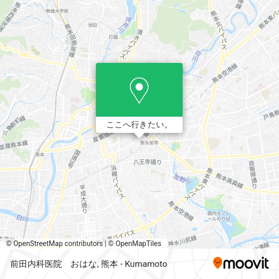 前田内科医院　おはな地図