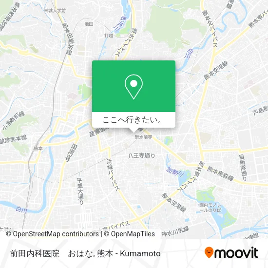 前田内科医院　おはな地図