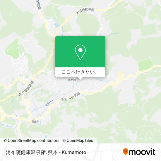 湯布院健康温泉館地図