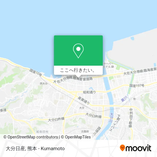 大分日産地図