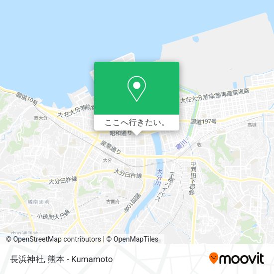 長浜神社地図