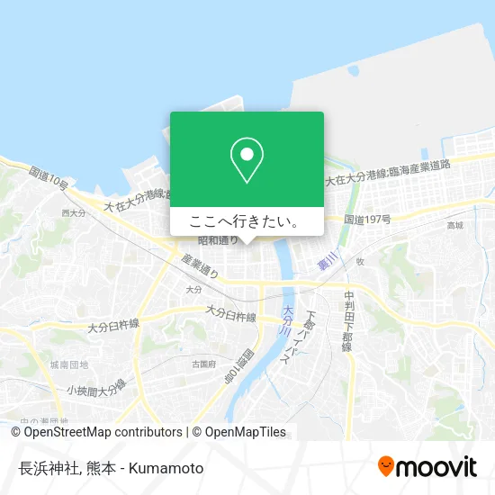 長浜神社地図