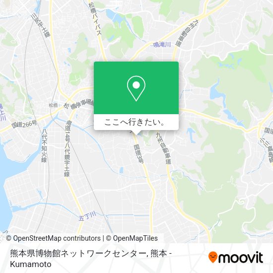 熊本県博物館ネットワークセンター地図