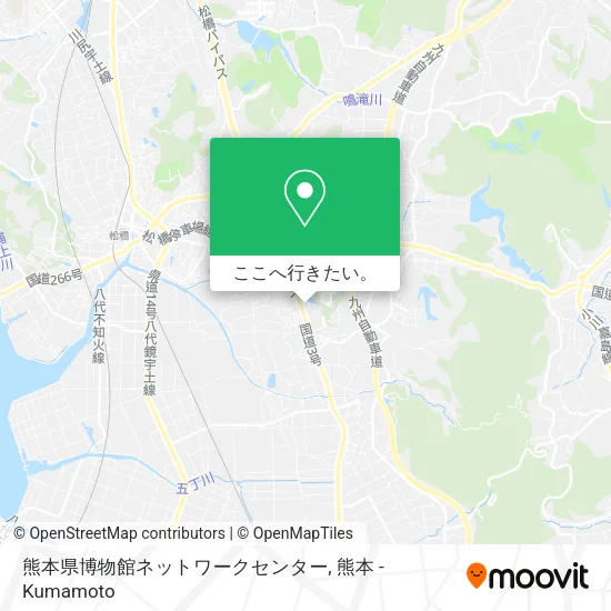 熊本県博物館ネットワークセンター地図