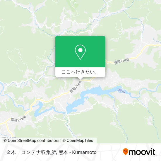 金木　コンテナ収集所地図