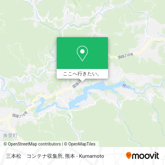 三本松　コンテナ収集所地図