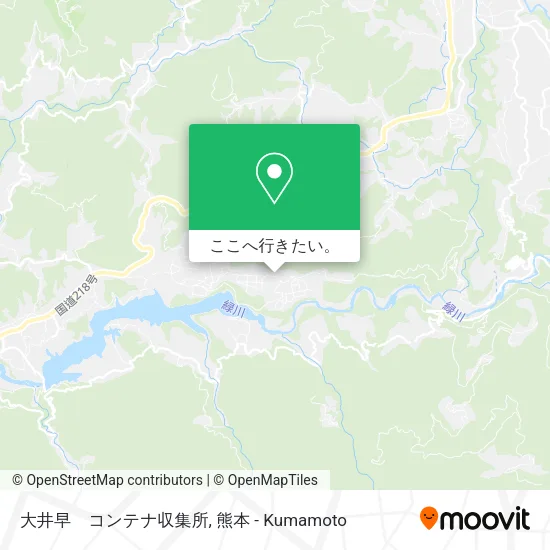 大井早　コンテナ収集所地図