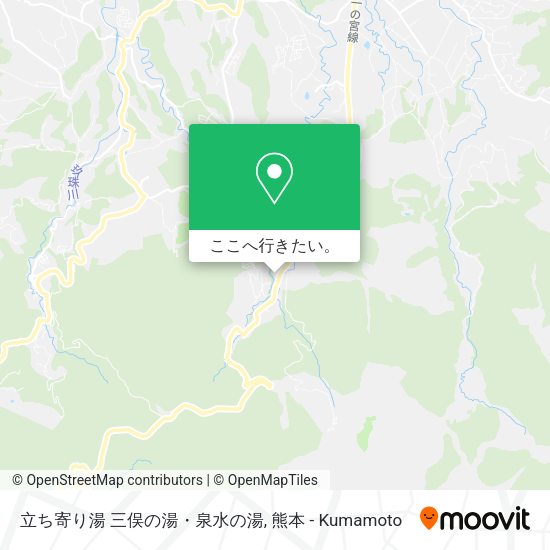 立ち寄り湯 三俣の湯・泉水の湯地図