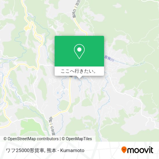 ワフ25000形貨車地図