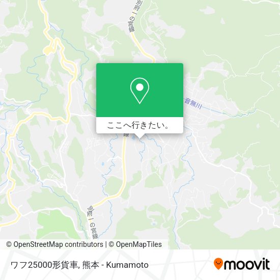 ワフ25000形貨車地図