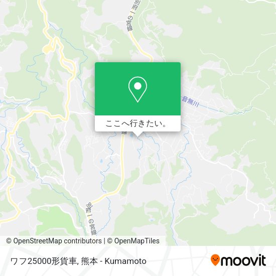 ワフ25000形貨車地図