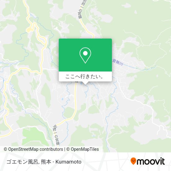 ゴエモン風呂地図