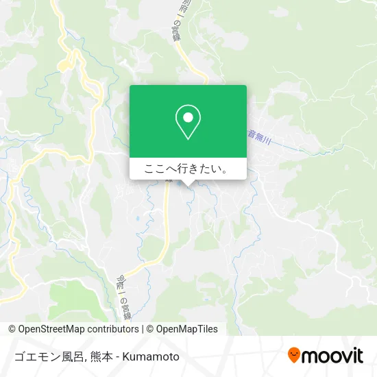 ゴエモン風呂地図