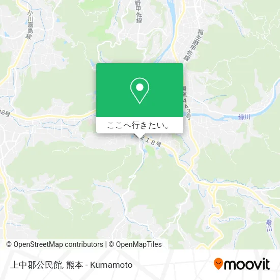 上中郡公民館地図