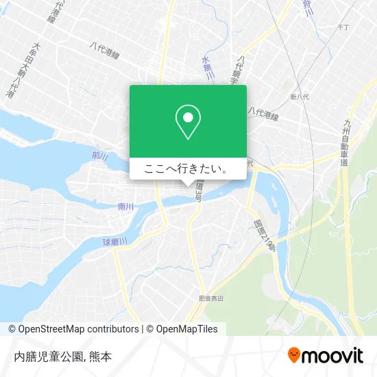 内膳児童公園地図