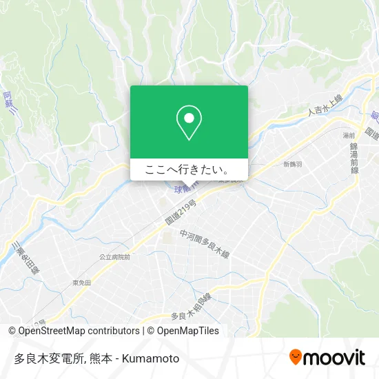 多良木変電所地図