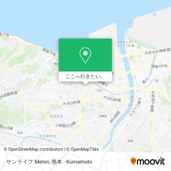 サンライフ Melon地図