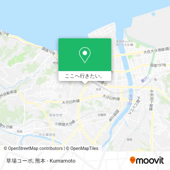 草場コーポ地図