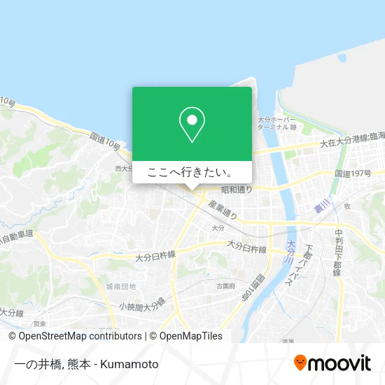 一の井橋地図