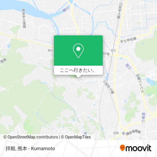 拝殿地図