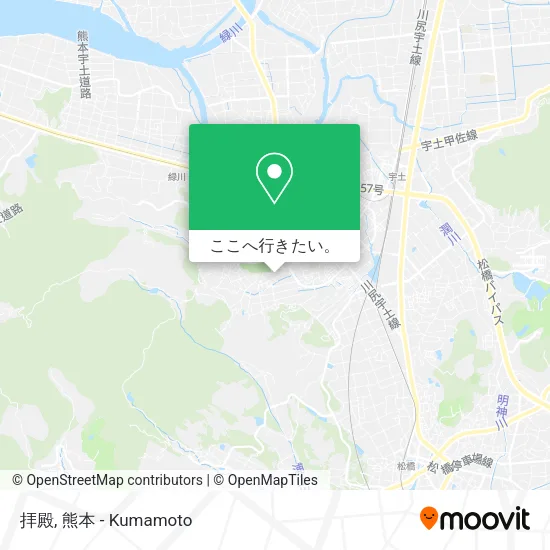 拝殿地図