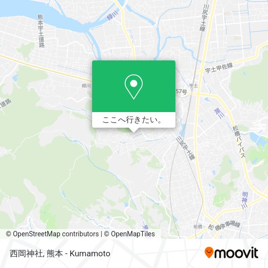 西岡神社地図