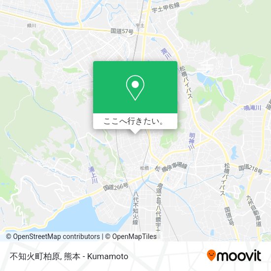 不知火町柏原地図