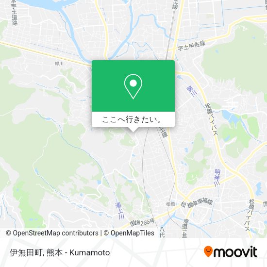 伊無田町地図