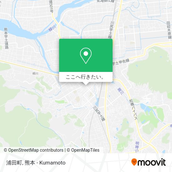 浦田町地図