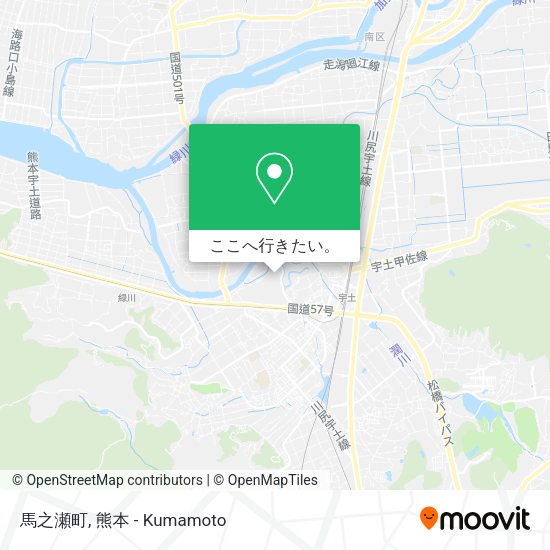 馬之瀬町地図
