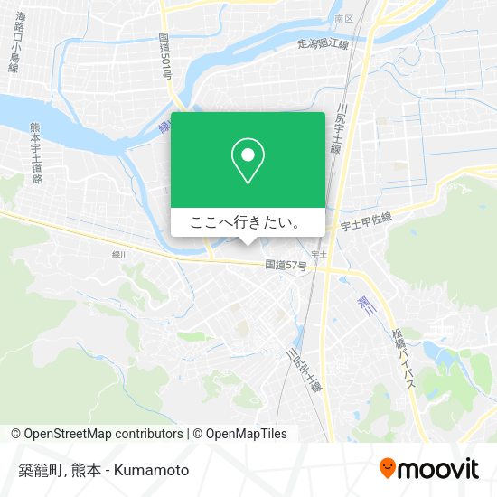 築籠町地図
