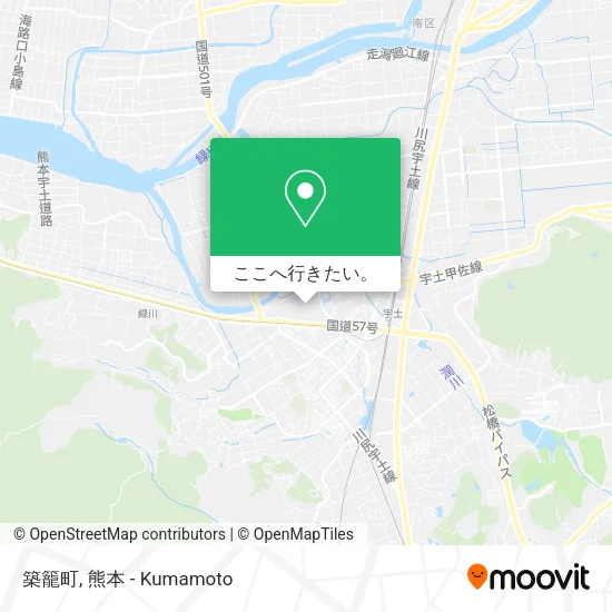 築籠町地図