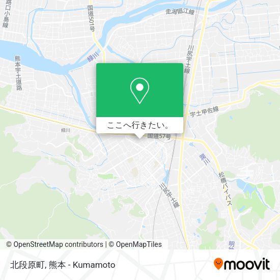 北段原町地図