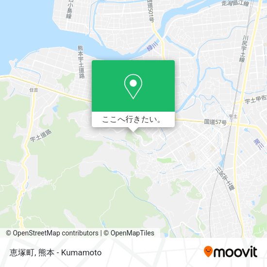 恵塚町地図