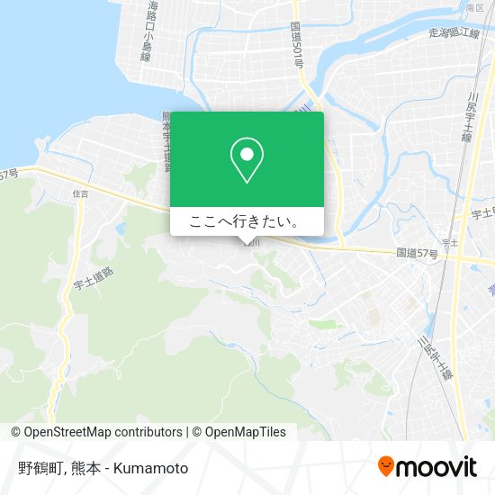 野鶴町地図
