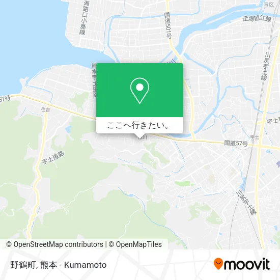 野鶴町地図