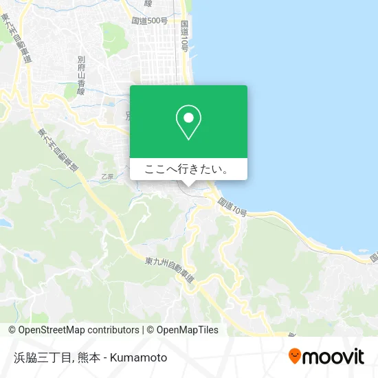 浜脇三丁目地図