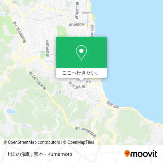 上田の湯町地図