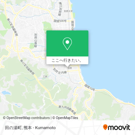 田の湯町地図