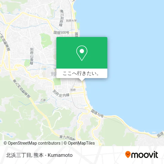 北浜三丁目地図
