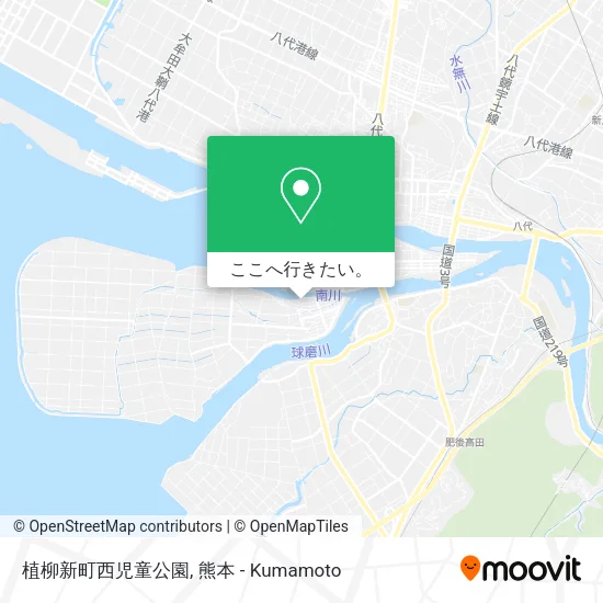 植柳新町西児童公園地図