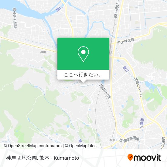 神馬団地公園地図