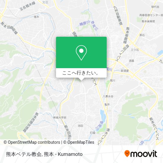 熊本ベテル教会地図