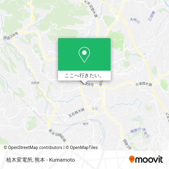 植木変電所地図
