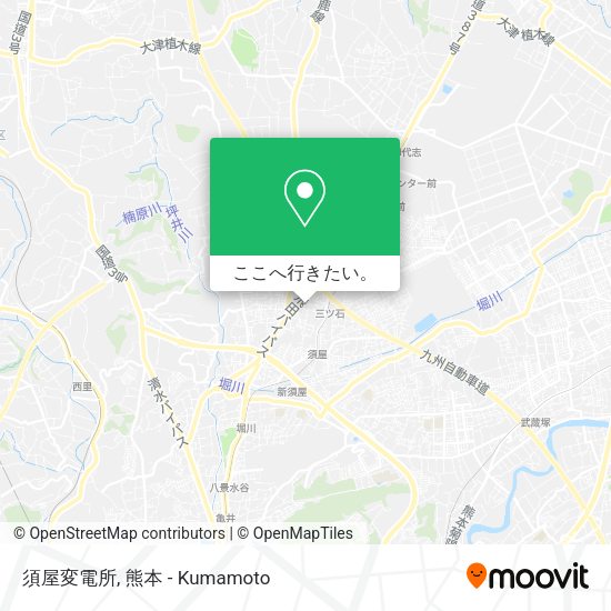 須屋変電所地図