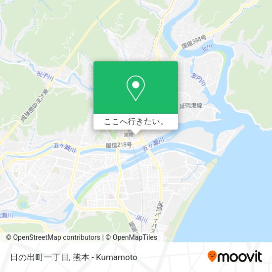 日の出町一丁目地図