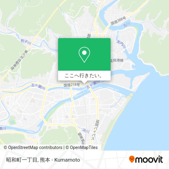 昭和町一丁目地図