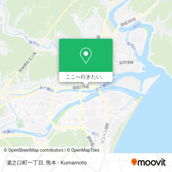 瀬之口町一丁目地図