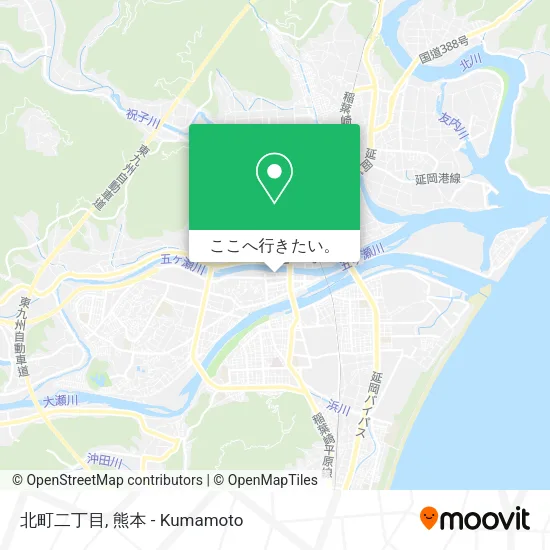 北町二丁目地図