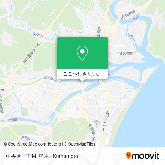 中央通一丁目地図